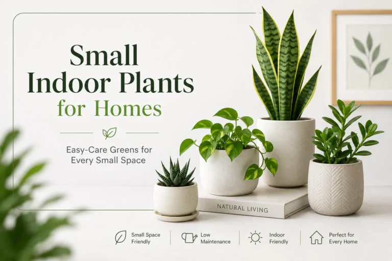 small indoor plants for homes