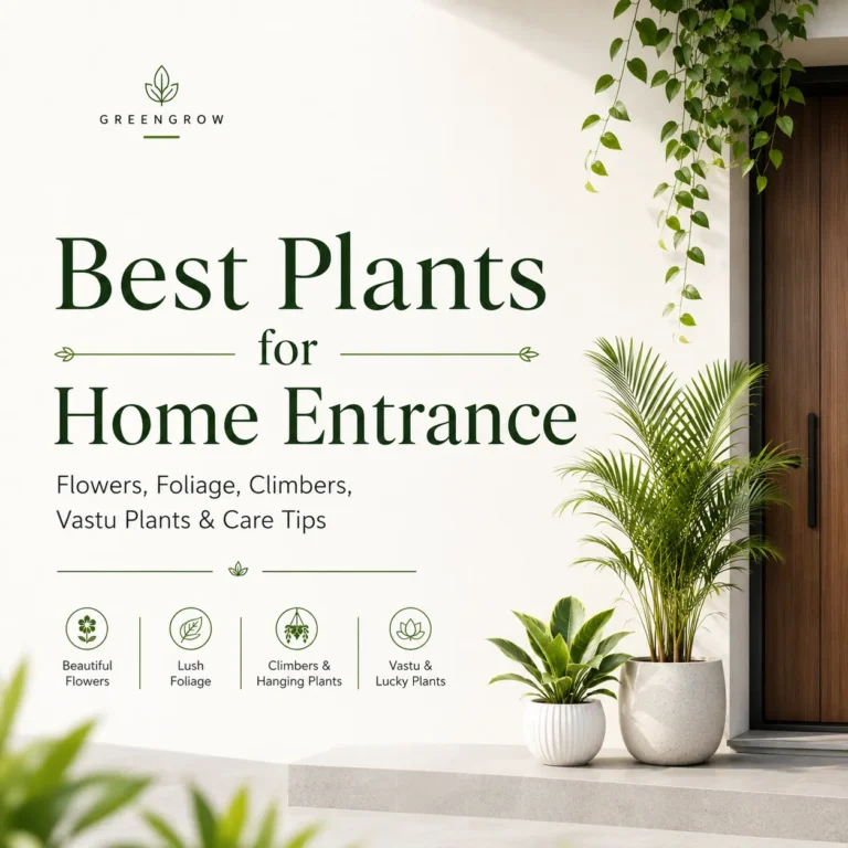 Best Home Entrance Plants: Vastu, Lucky Plants & Care Tips